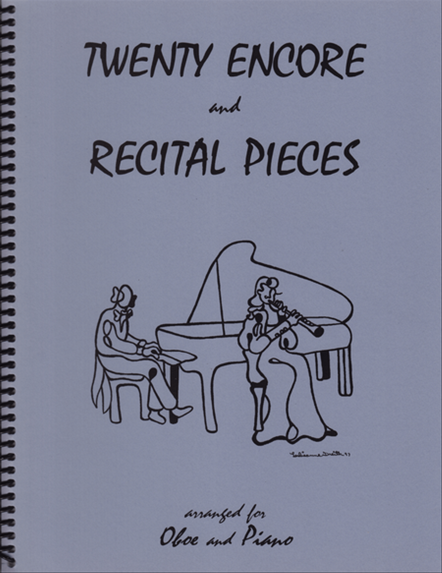 20 Encore and Recital Pieces for Oboe and Piano Piano Accompaniment scores gallery preview page 1