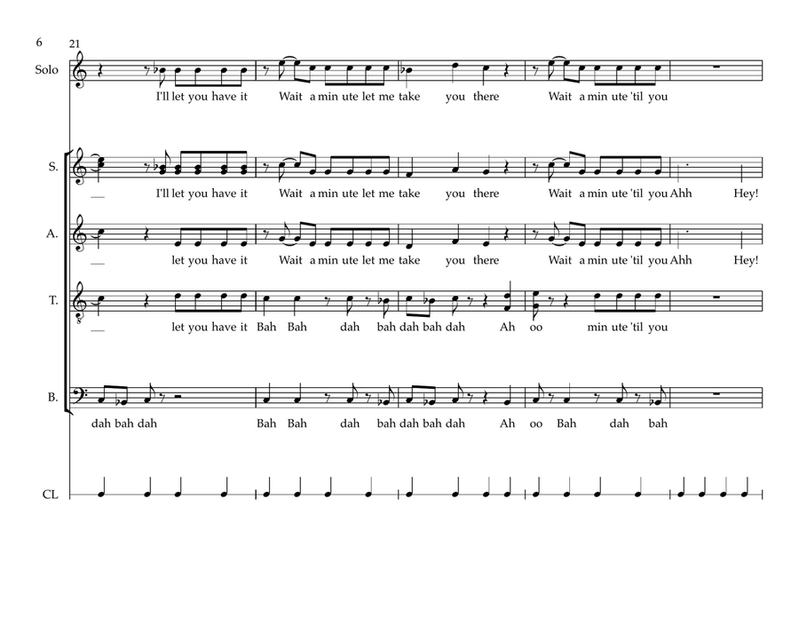 Bang Bang (Rap Version) - Score Only A Cappella scores gallery preview page 6