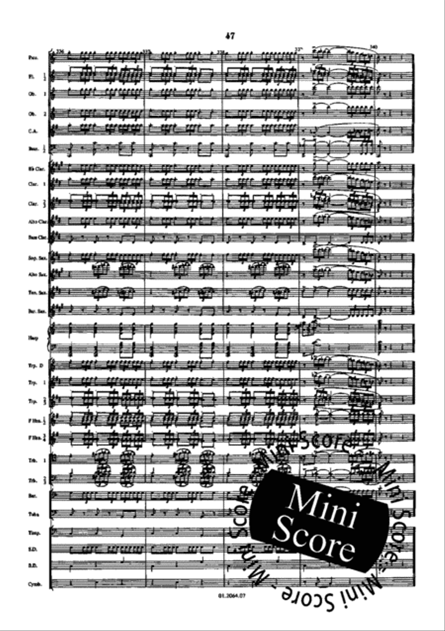 Bolero Concert Band scores gallery preview page 51