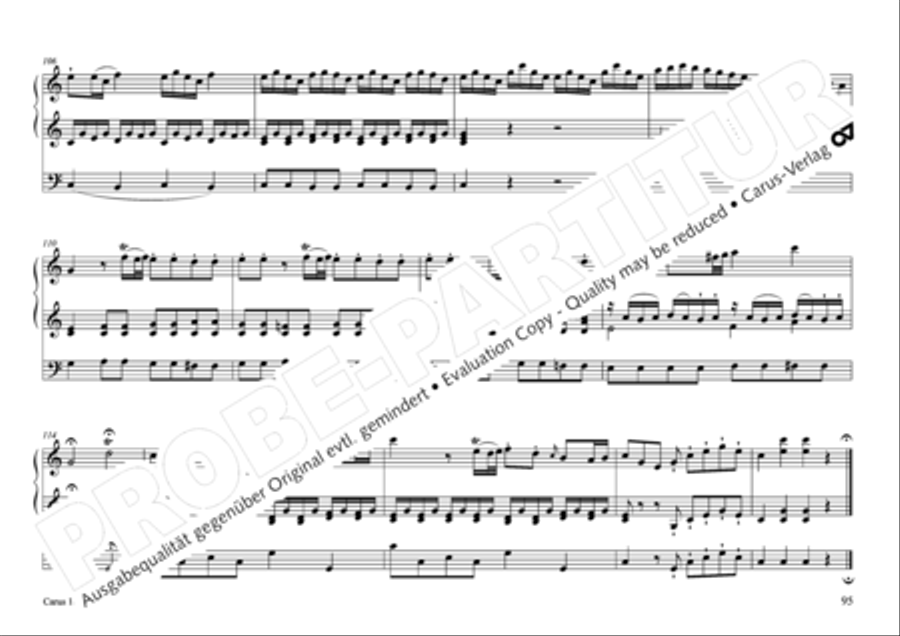 17 Church sonatas Organ Solo scores gallery preview page 96