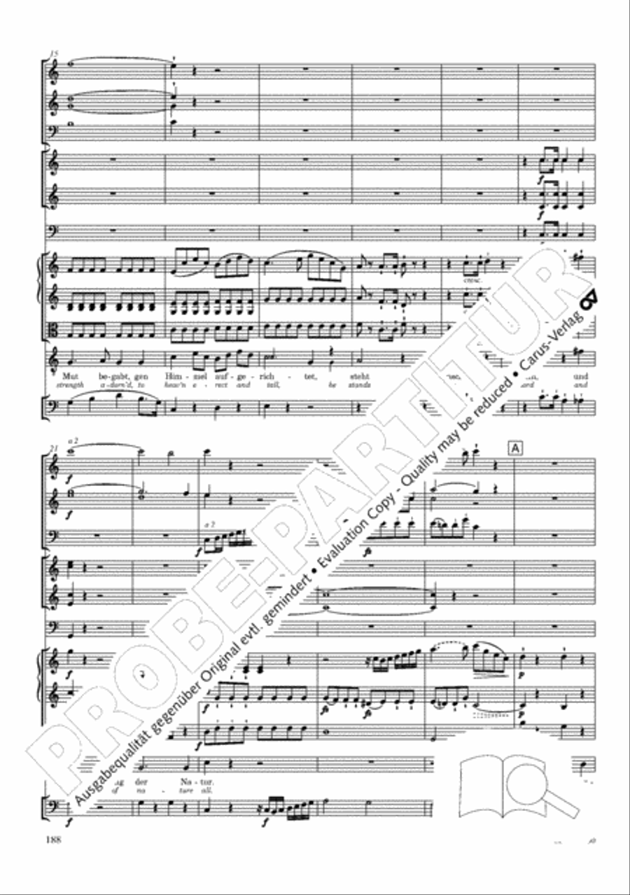 The Creation (Die Schopfung) 4-Part scores gallery preview page 208