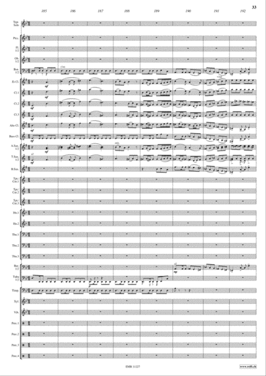 Voyages Concert Band scores gallery preview page 33