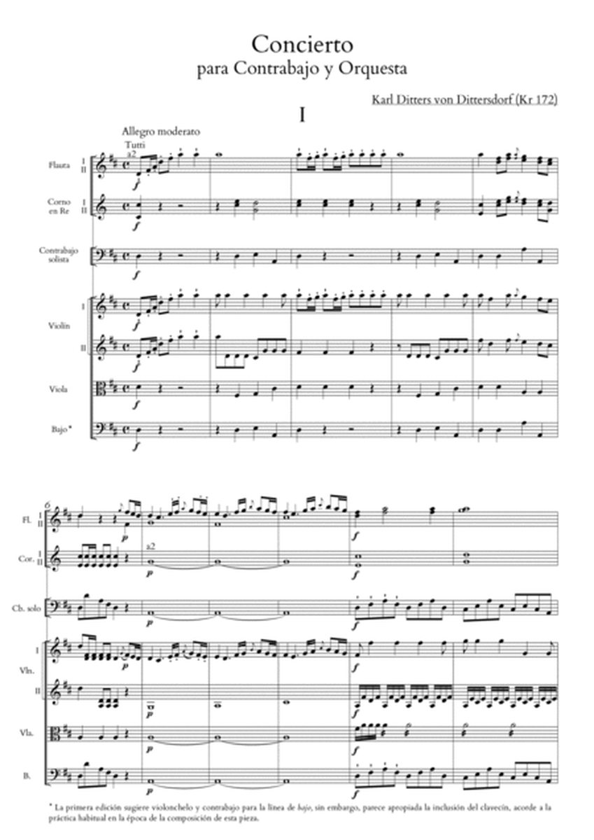 Contrabass Concerto Kr. 172