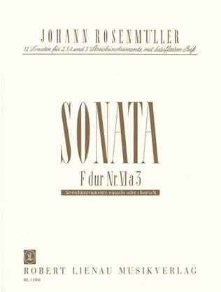 Sonata 6 F major a 3
