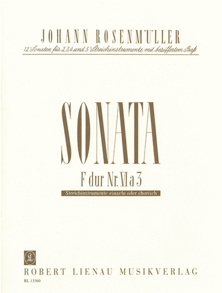 Sonata 6 F major a 3