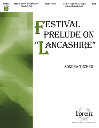 Book cover for Festival Prelude on "Lancashire" - Handbell Part