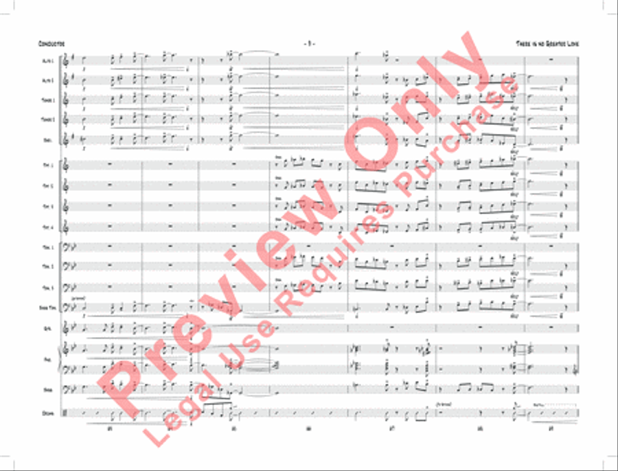 There Is No Greater Love Jazz Ensemble scores gallery preview page 12