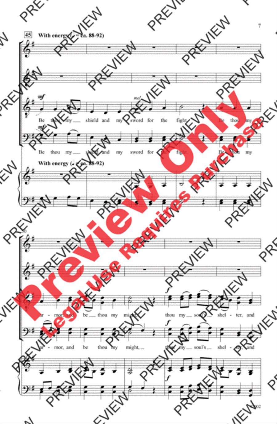 Be Thou My Vision Be Thou My Vision 4-Part scores gallery preview page 7