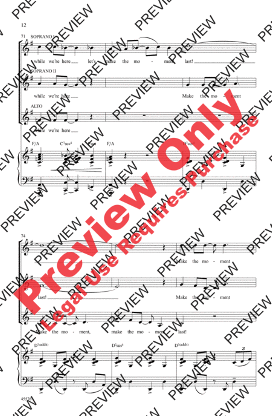 I Got You I Got You Women's Choir scores gallery preview page 12
