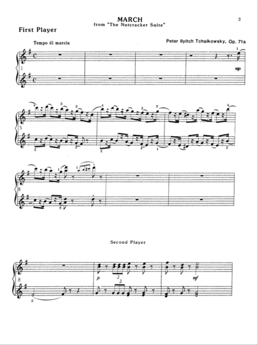 March from The Nutcracker Suite Small Ensemble scores gallery preview page 3
