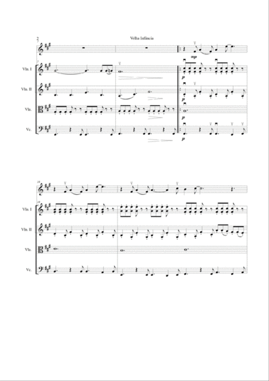 Velha Infancia Large Ensemble scores gallery preview page 2