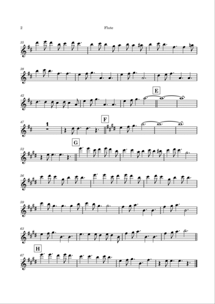 Old Ned (theme From Steptoe And Son) Flute scores gallery preview page 5