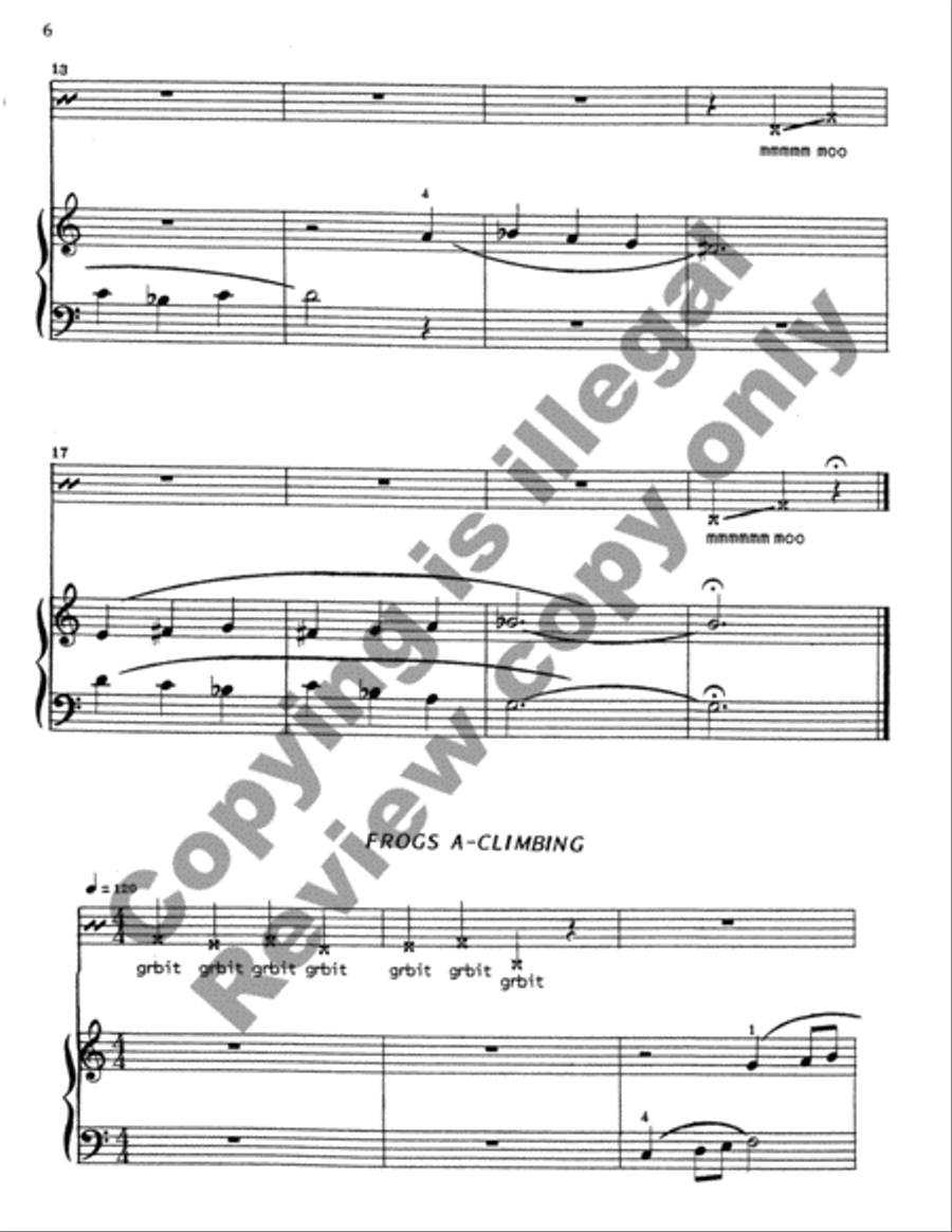 Down on the Farm Easy Piano scores gallery preview page 20