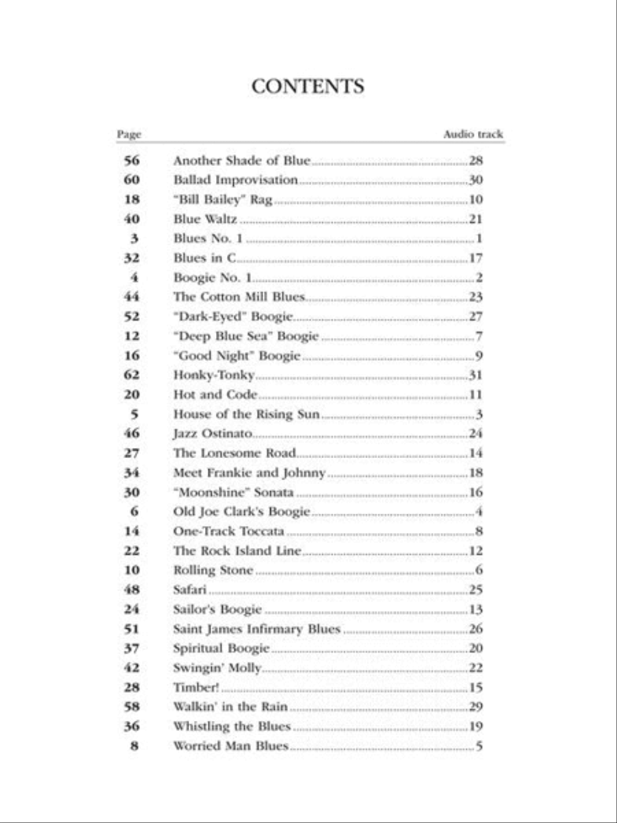 The Joy of Boogie and Blues (with Audio) Piano Solo scores gallery preview page 5