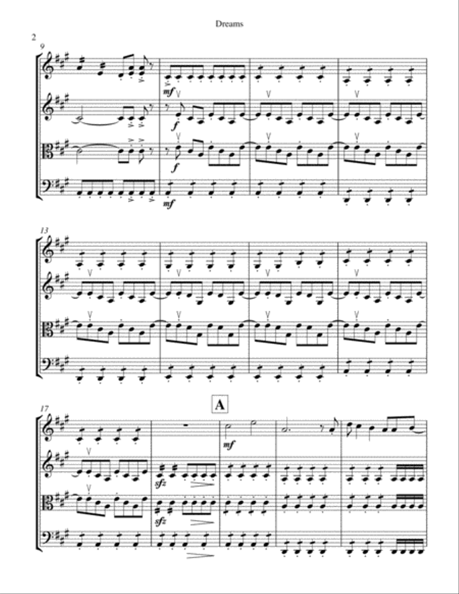 Dreams String Trio scores gallery preview page 3