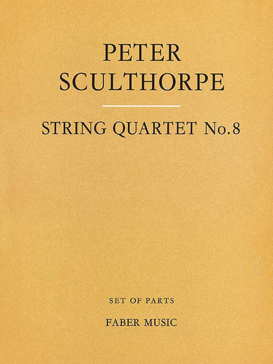 String Quartet No. 8 - Parts