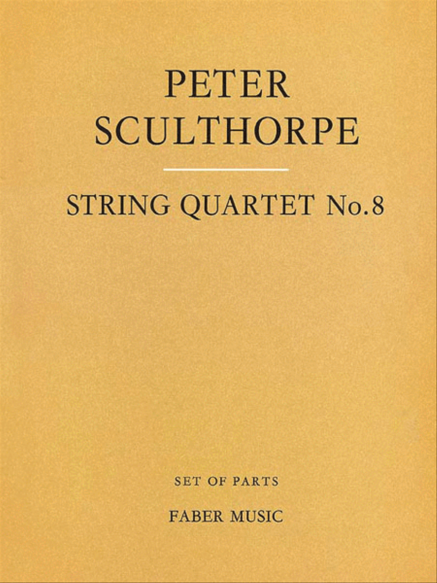 String Quartet No. 8 - Parts String Quartet scores gallery preview page 1