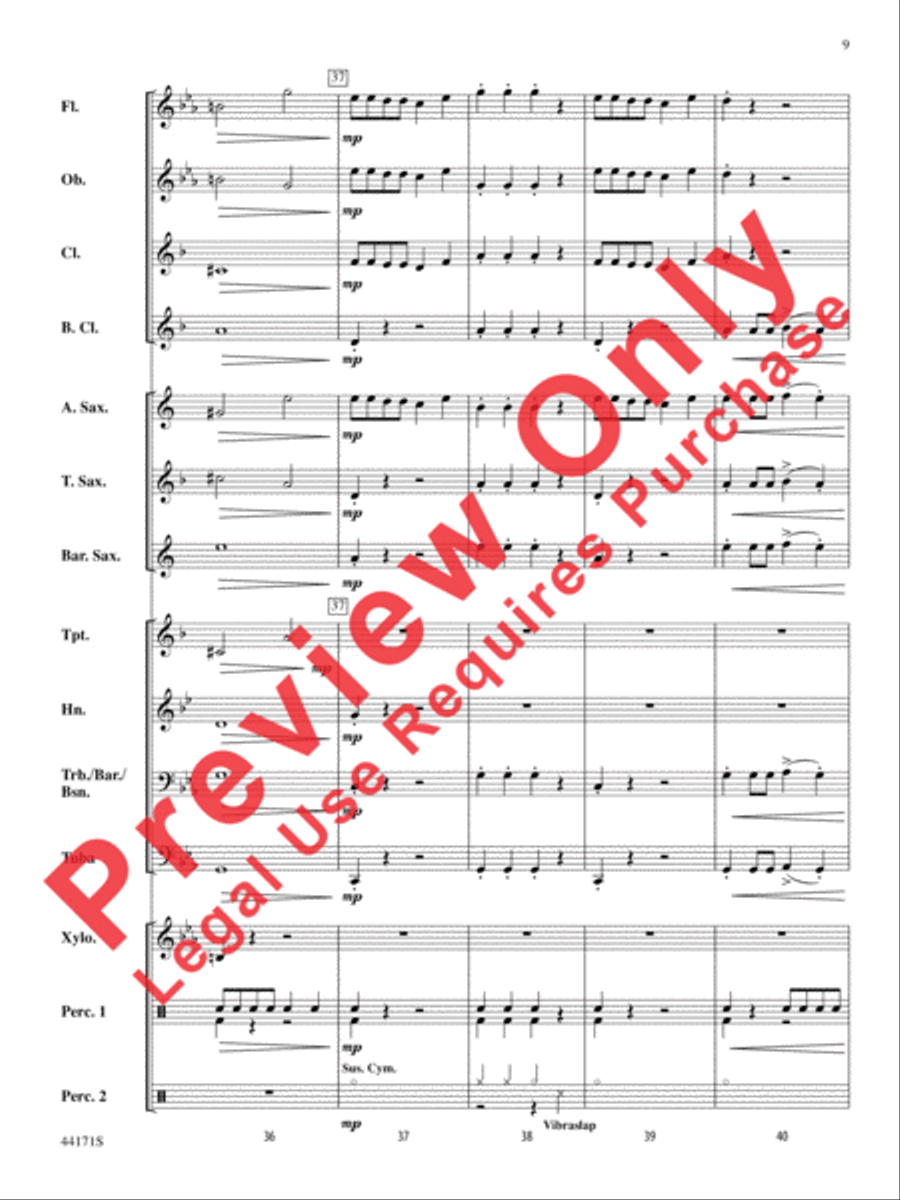 Doctor Boo! Doctor Boo! Concert Band scores gallery preview page 10