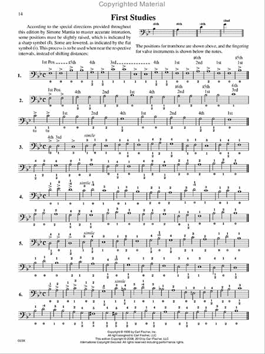 Method For Trombone