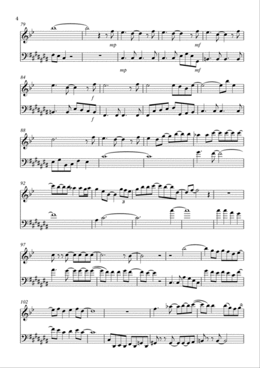 Sweet Child O' Mine Alto Saxophone scores gallery preview page 4