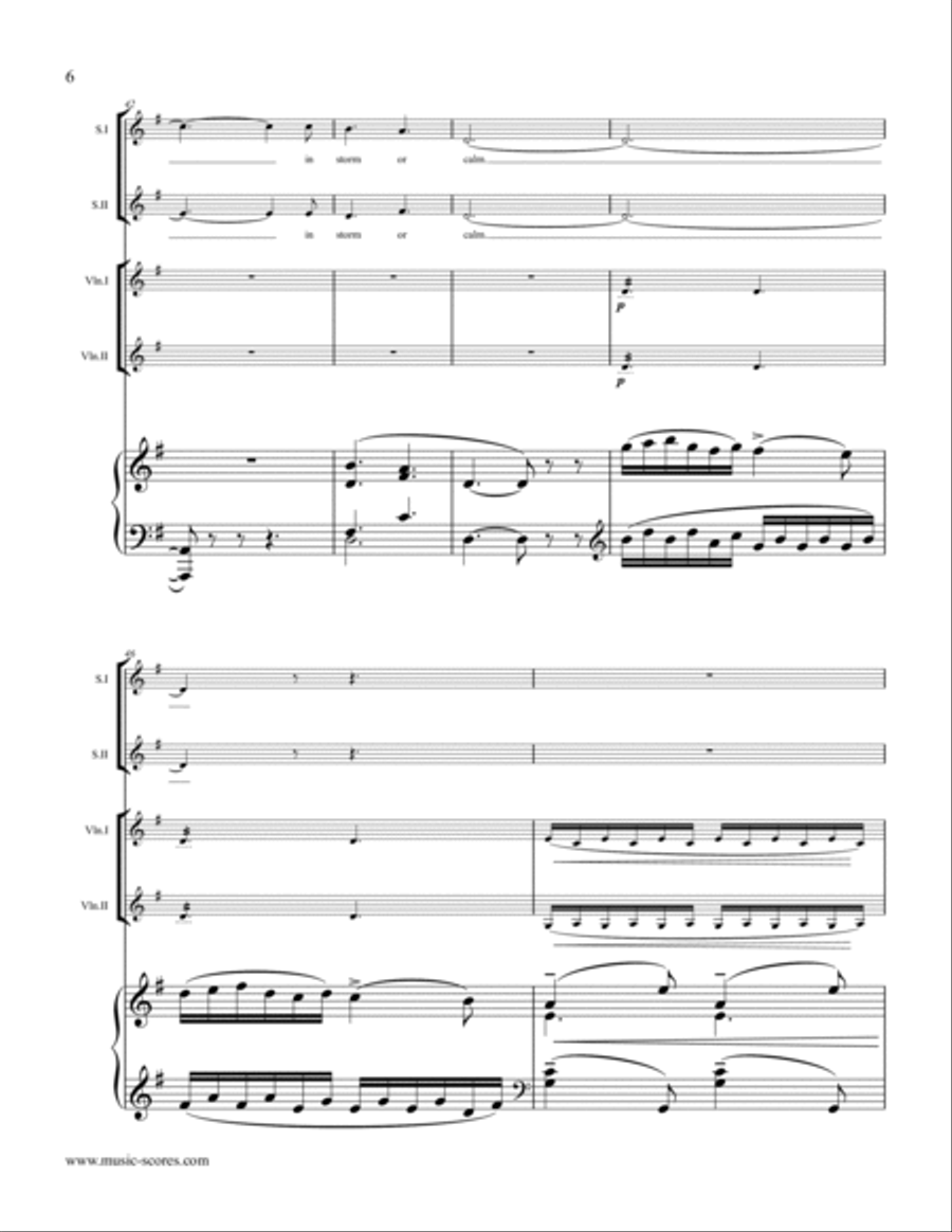 A Christmas Greeting High Voice scores gallery preview page 6