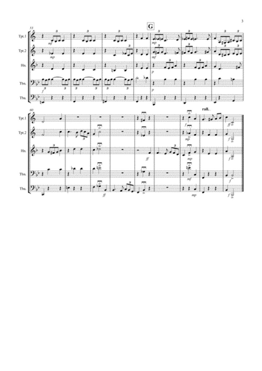 Brass Quintet No.3 (The Tour!) Movement 2 image number null