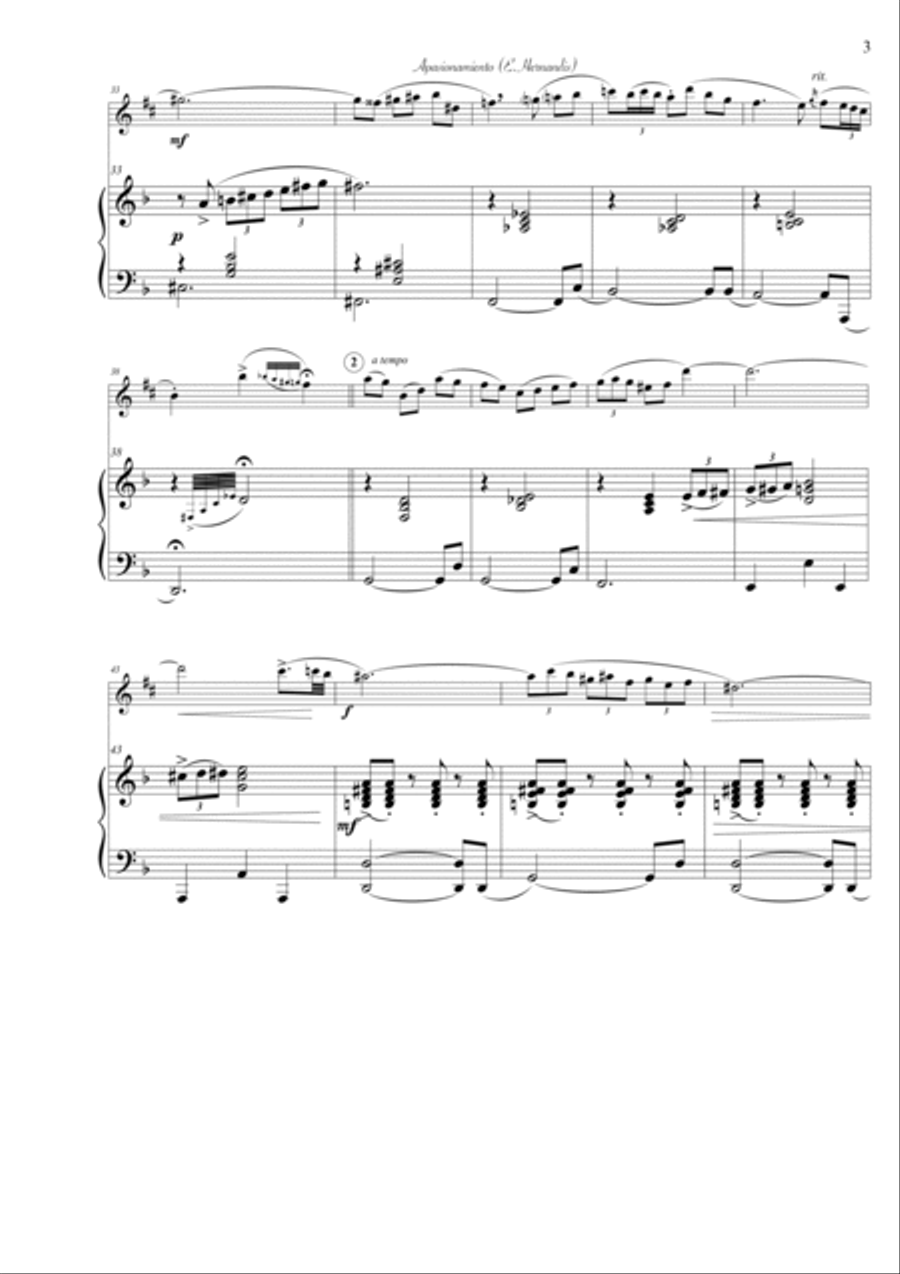 Apasionamiento Woodwind Duet scores gallery preview page 4