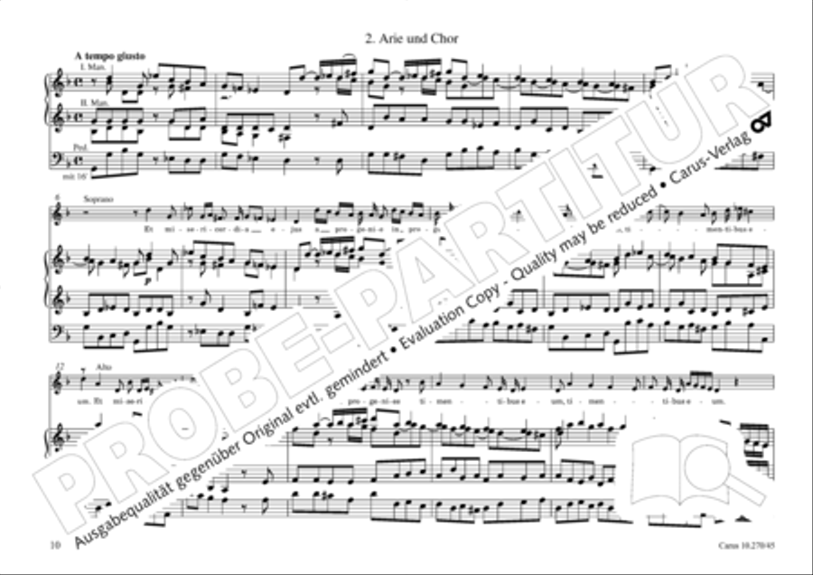 Magnificat in B 4-Part scores gallery preview page 11