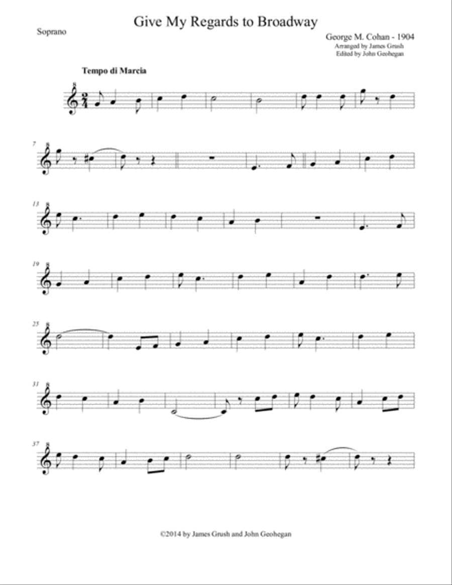 Give My Regards to Broadway for Recorder Trio Give My Regards to Broadway for Recorder Trio Recorder scores gallery preview page 5