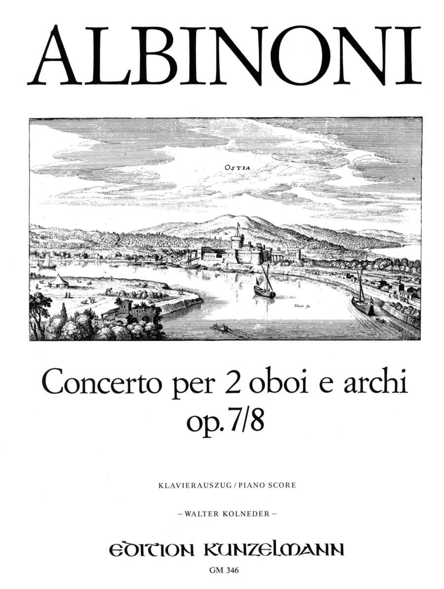 Concerto for 2 oboes Op. 7/8 Piano scores gallery preview page 1