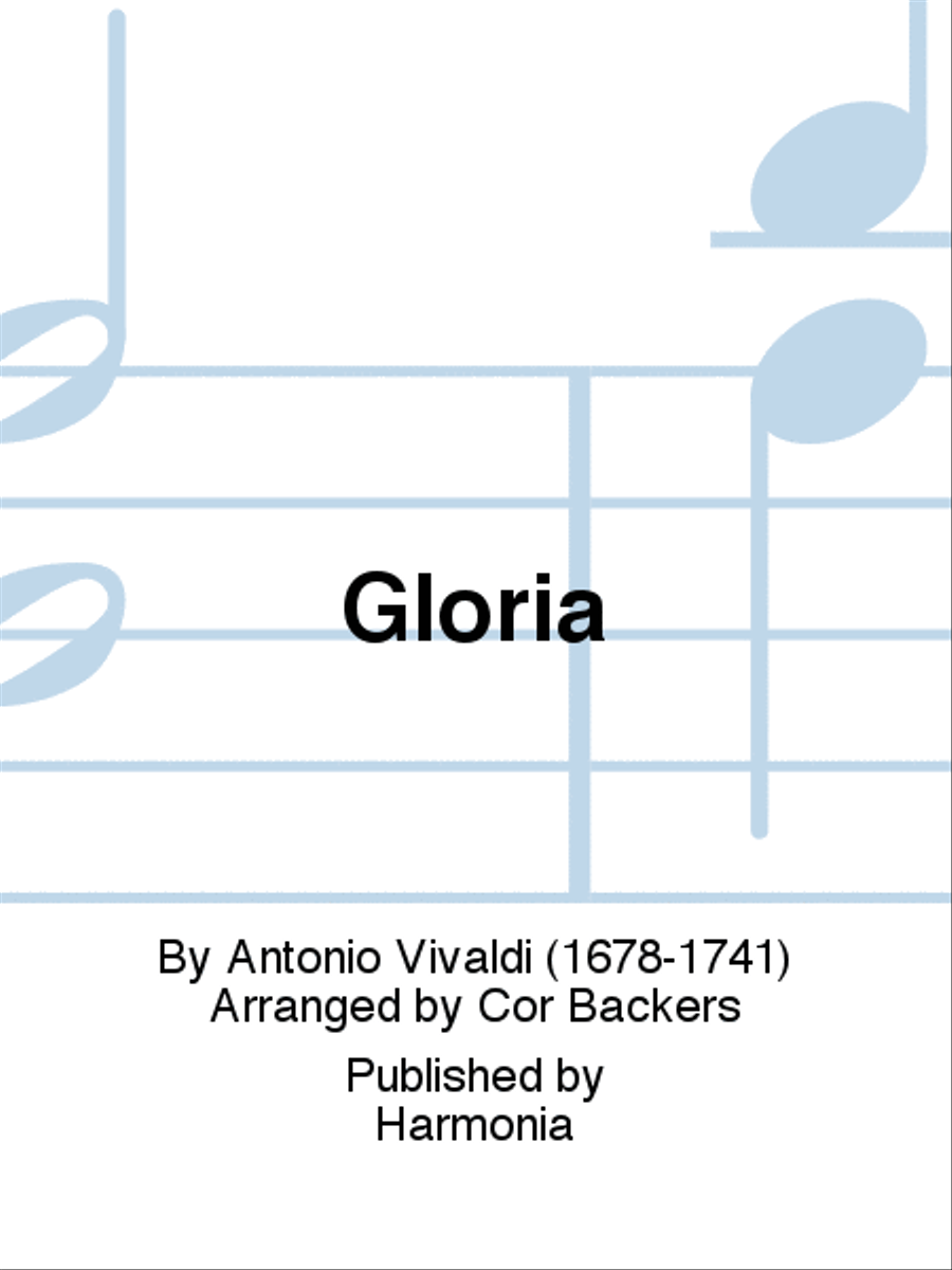 Gloria 4-Part scores gallery preview page 1