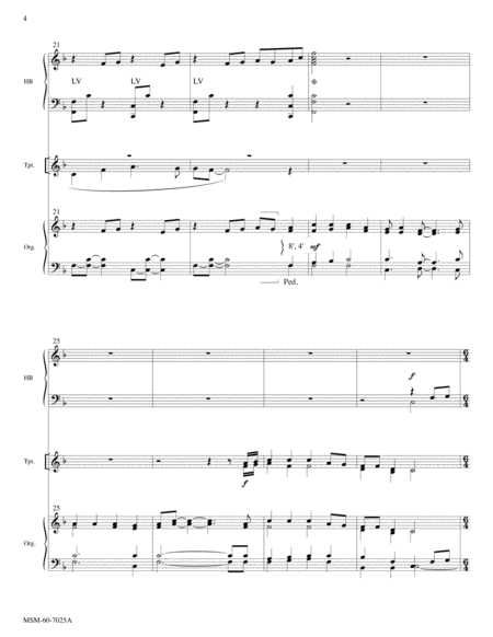 How Can I Keep from Singing (Full Score)