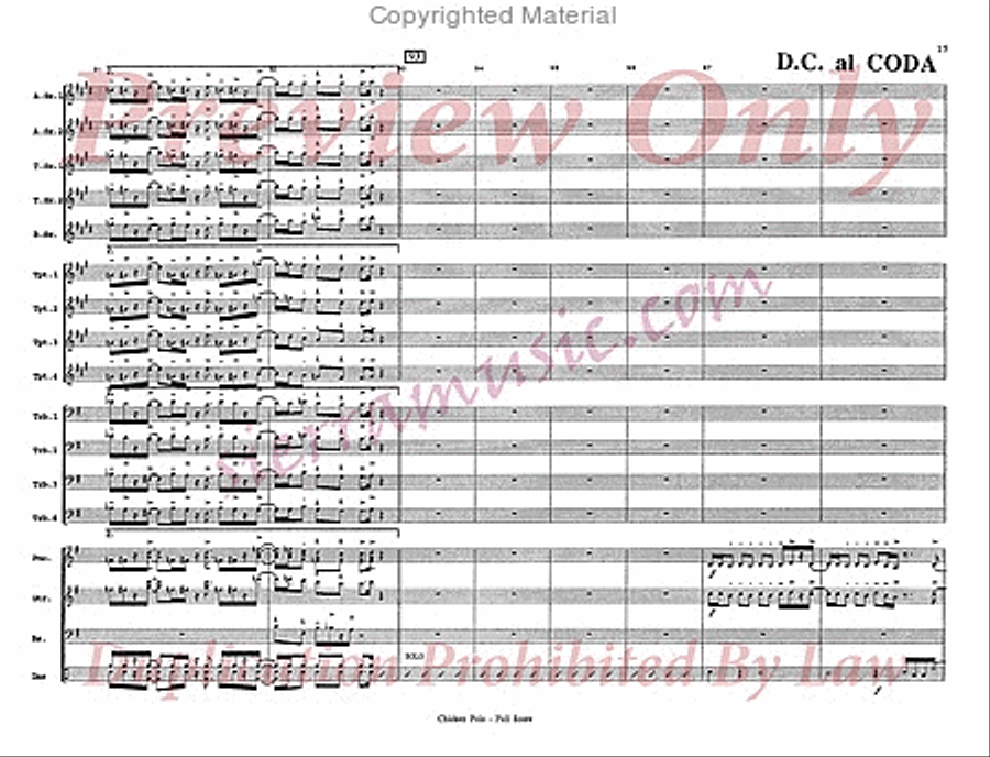Chicken Polo Big Band scores gallery preview page 16
