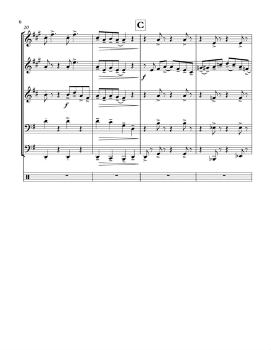 The Pearls Brass Ensemble scores gallery preview page 6