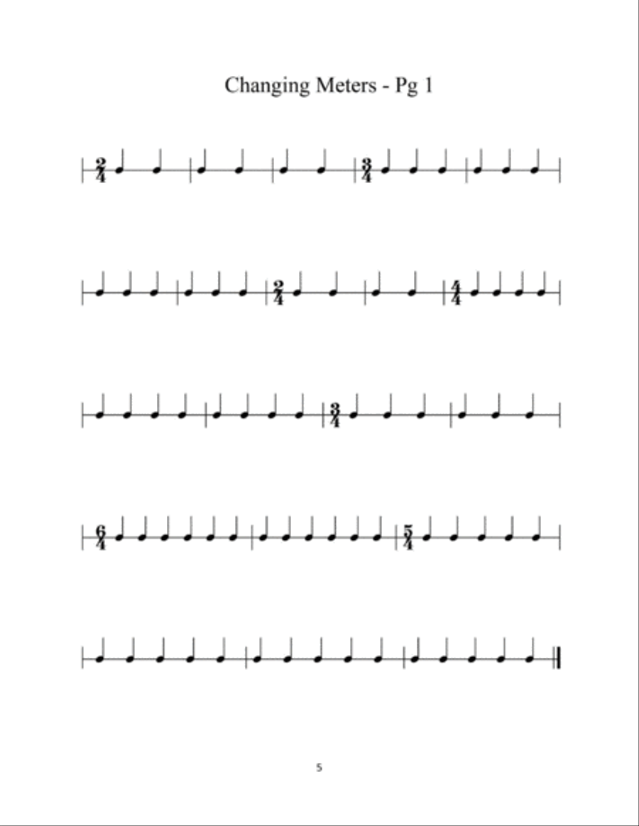 Rhythm Book 1 Piano Method scores gallery preview page 5