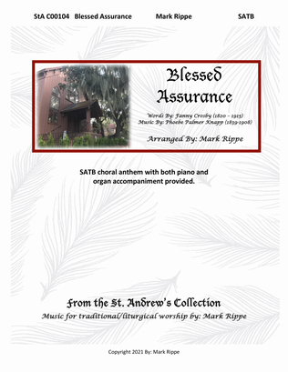 Book cover for Blessed Assurance (StA C00104)