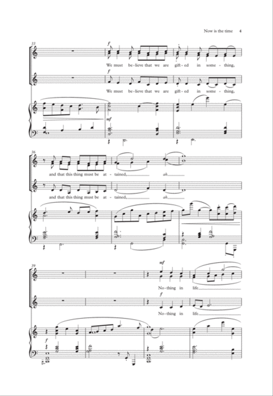 Now is the time (SSA) SSA scores gallery preview page 4