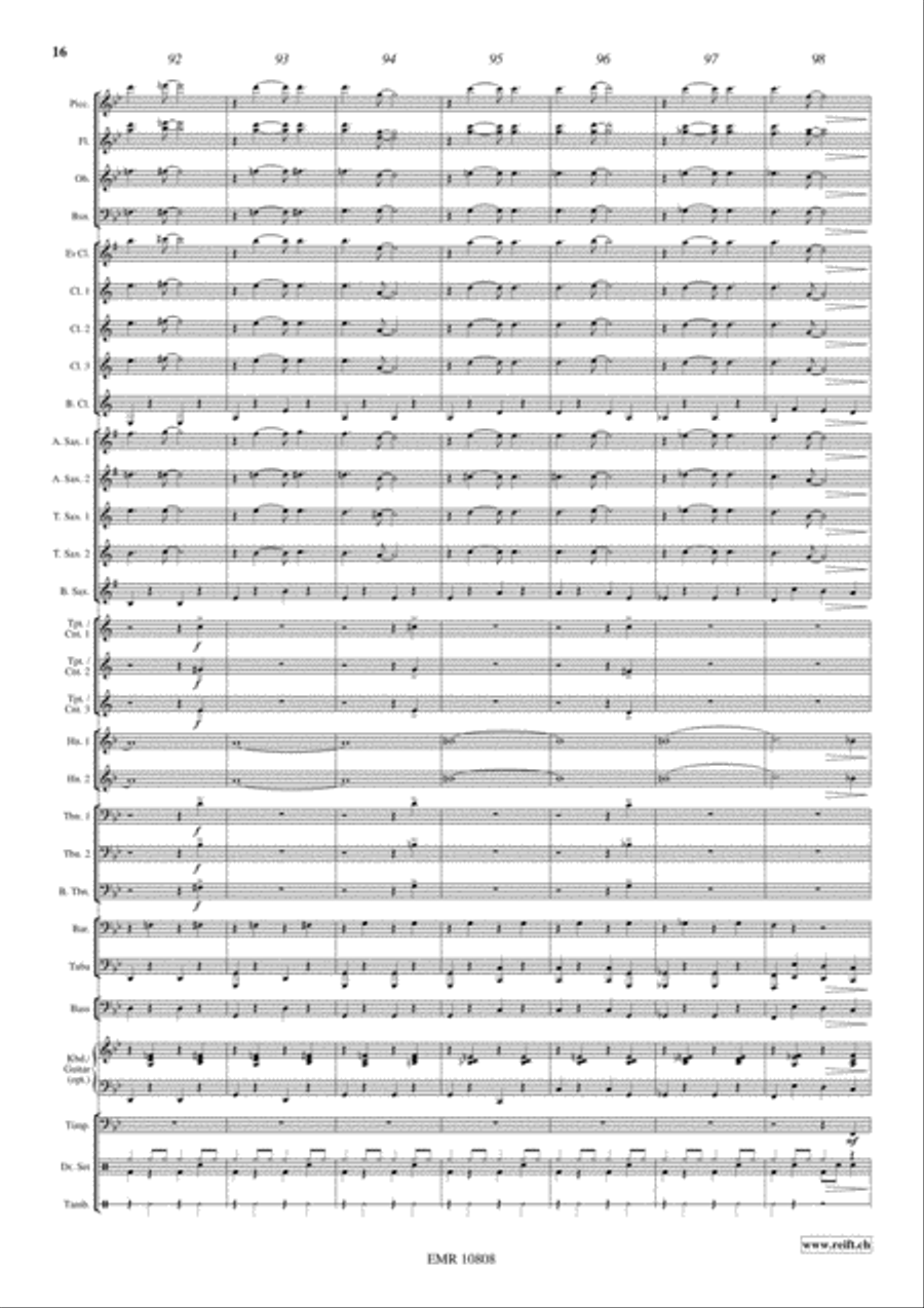 Gershwin Medley Gershwin Medley Concert Band scores gallery preview page 17