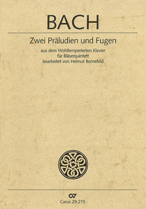 Book cover for Zwei Praludien und Fugen