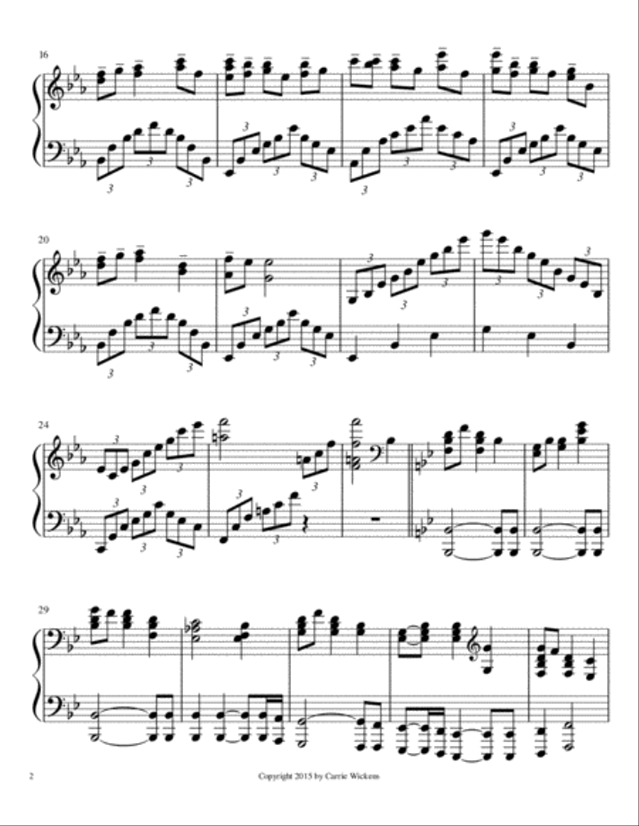 The Cleansing Wave Piano Solo scores gallery preview page 2