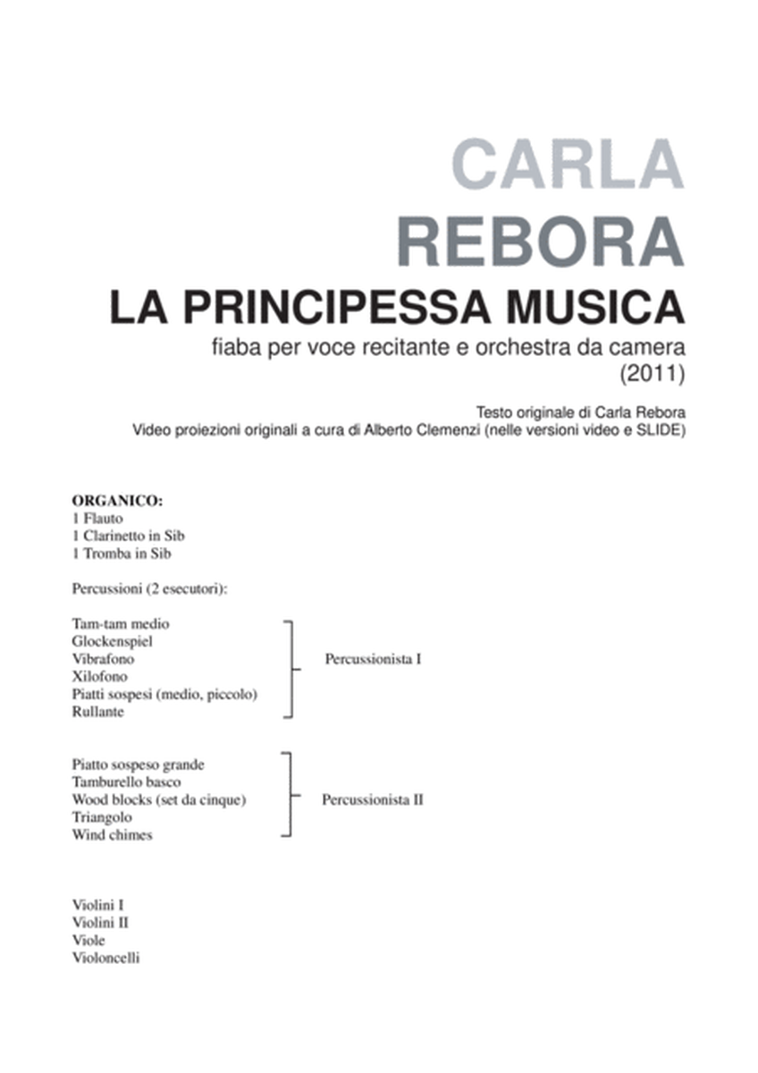 Carla Rebora: LA PRINCIPESSA MUSICA (ES 459)