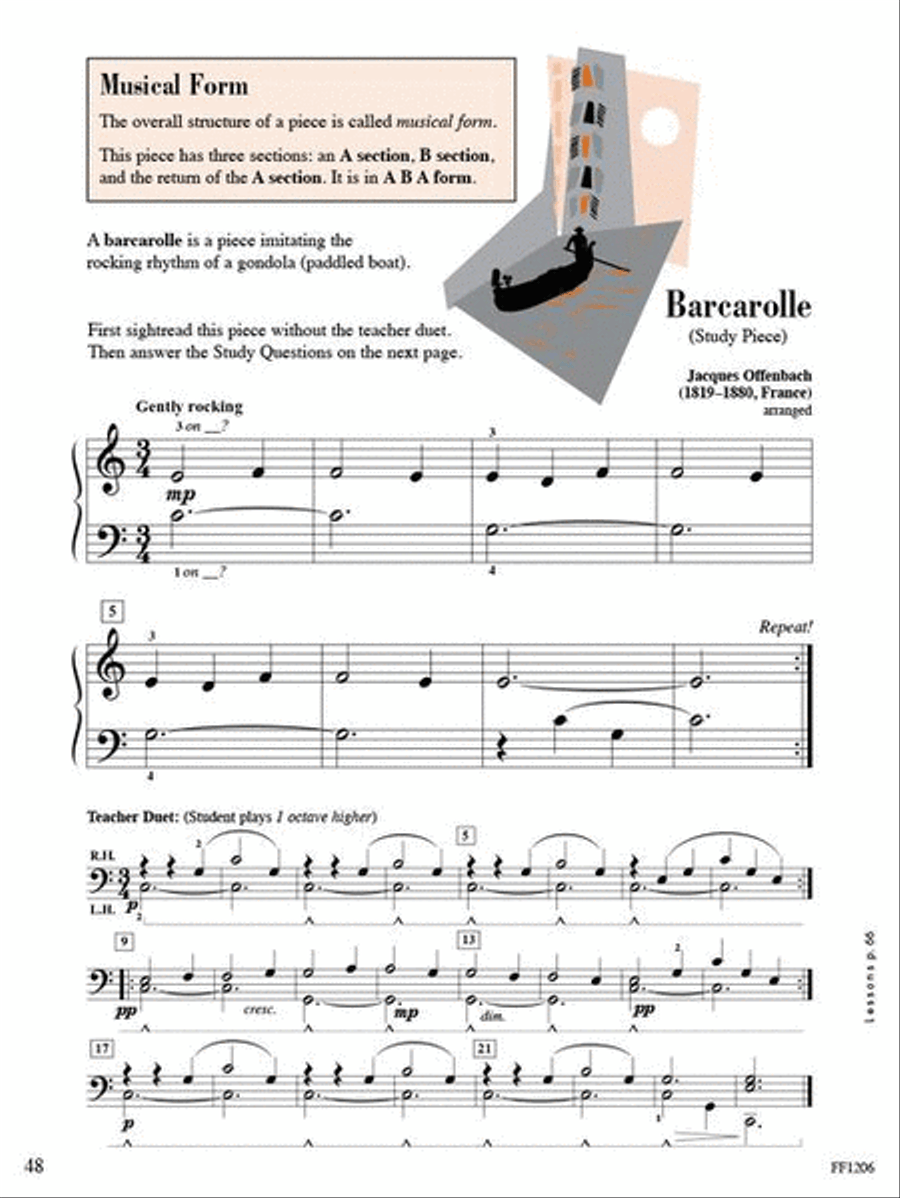 Accelerated Piano Adventures for the Older Beginner Piano Method scores gallery preview page 5