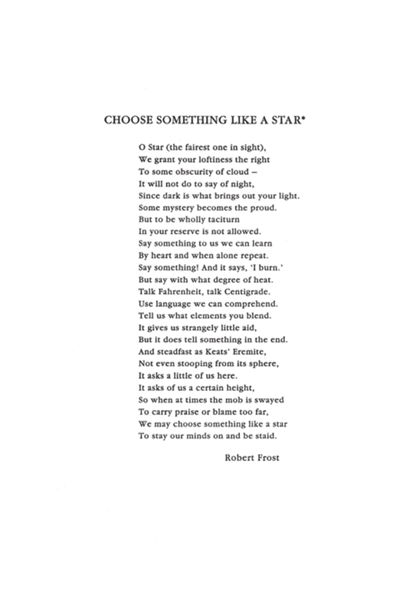 Frostiana: 7. Choose Something Like a Star (Downloadable)