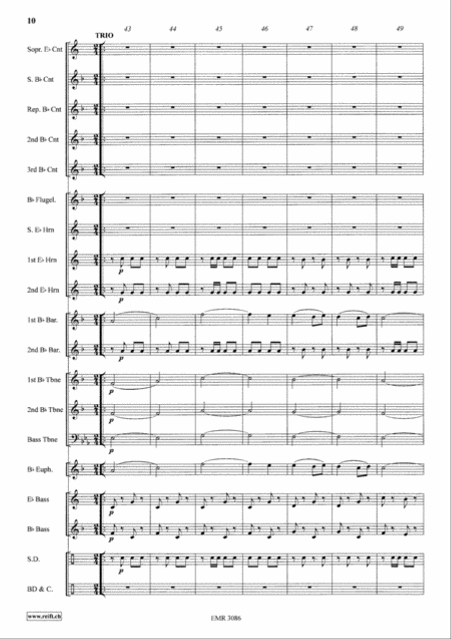 Mountain Echo Mountain Echo Brass Band scores gallery preview page 11