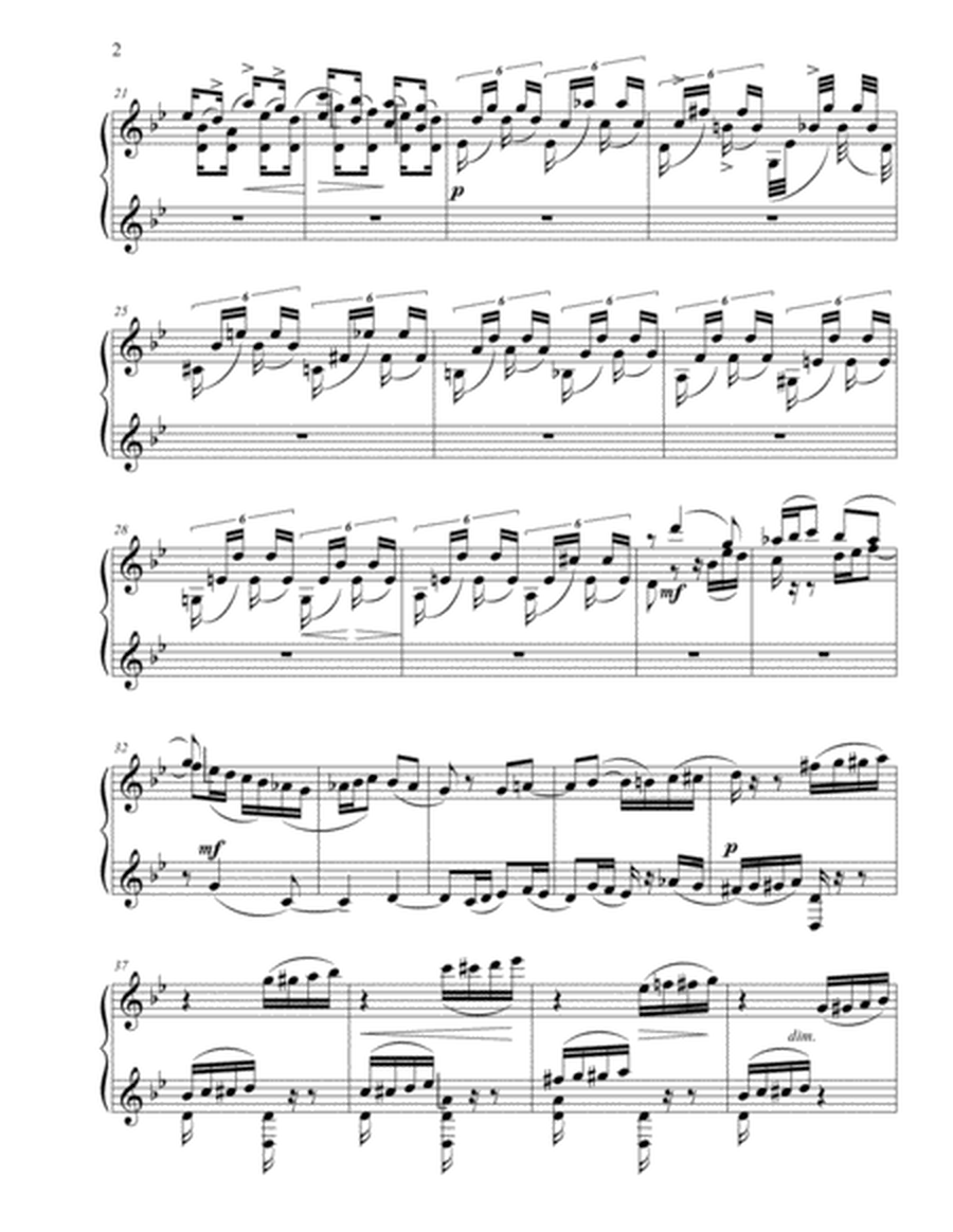 Sonata for Violin Solo No. 1, Movement 2 Fugato by Eugène Ysaÿe / Transcription for Piano