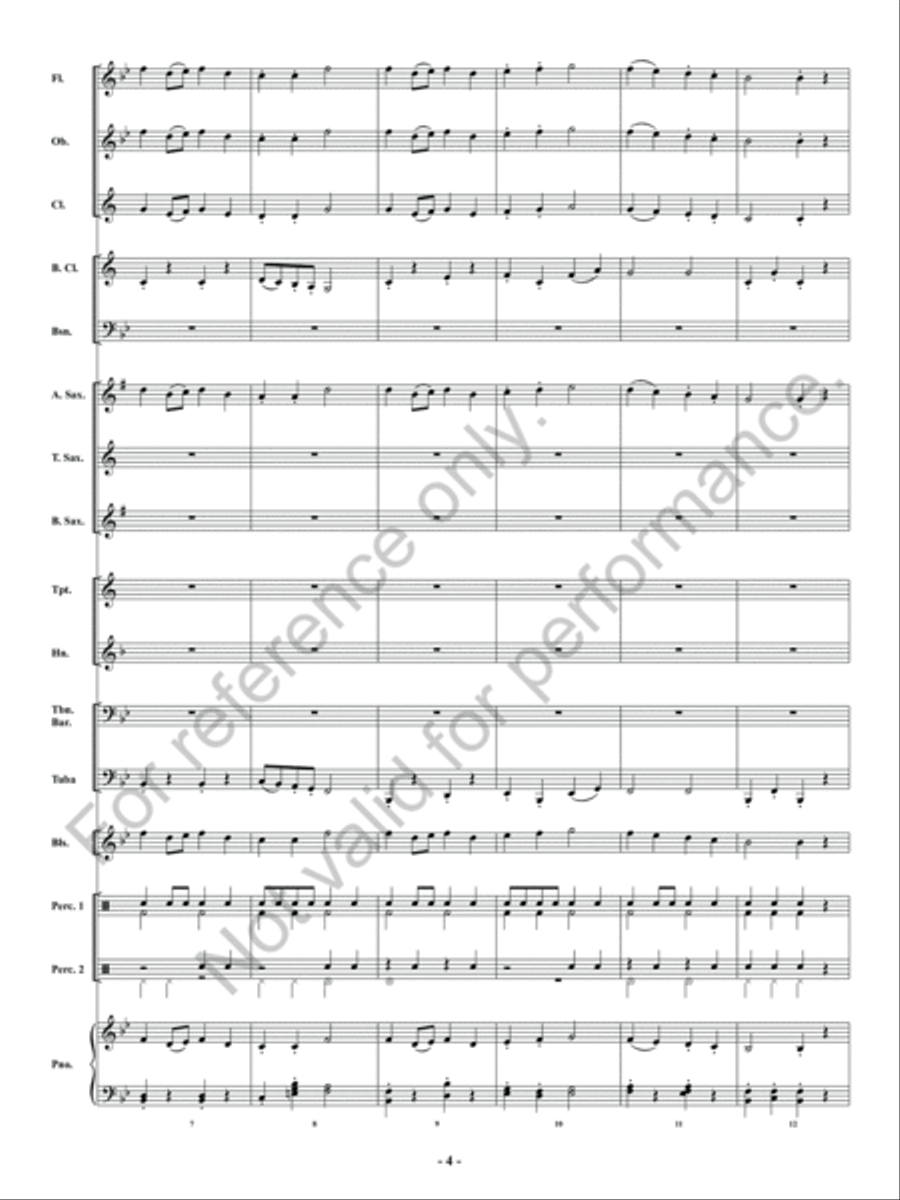 And Now, The Band! And Now, The Band! Concert Band scores gallery preview page 5