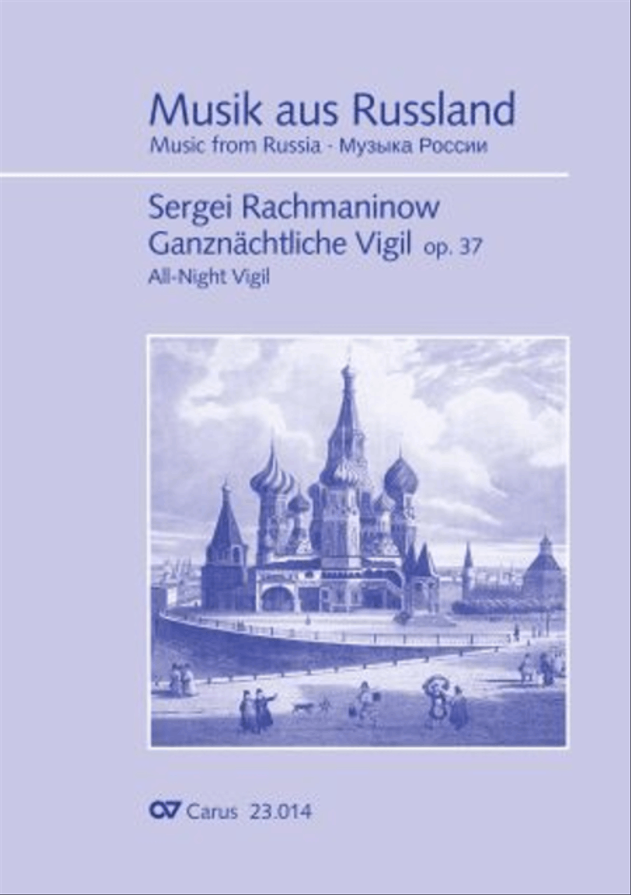 Rachmaninow: Vespers op. 37 for mixed choir a cappella A Cappella scores gallery preview page 1