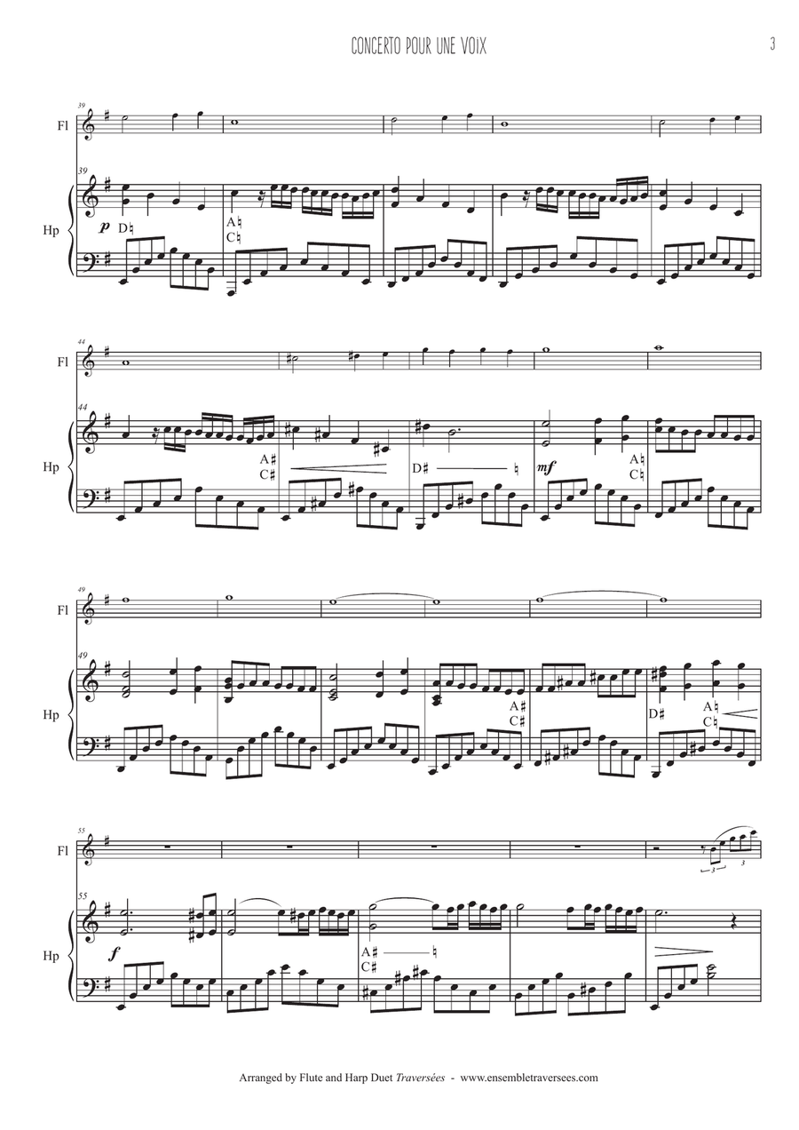 Concerto Pour Une Voix Flute scores gallery preview page 4