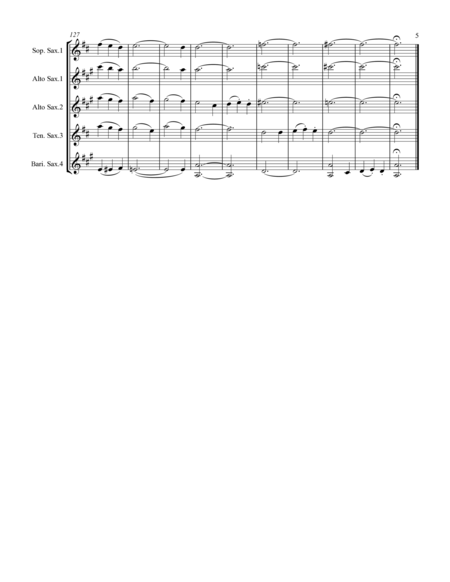 Lift Every Voice and Sing (for Saxophone Quartet SATB or AATB) image number null