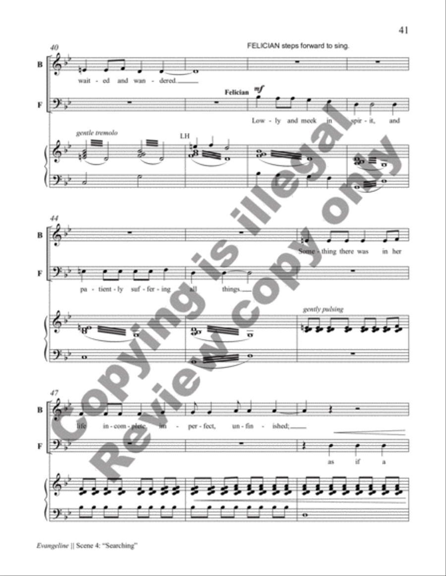 Evangeline Choir scores gallery preview page 20